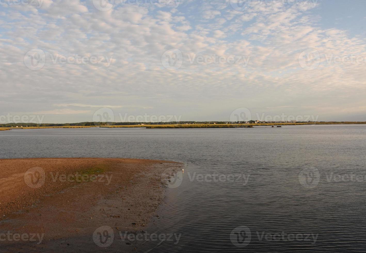 Low Tide at Duxbury Bay Beach in the Summer photo