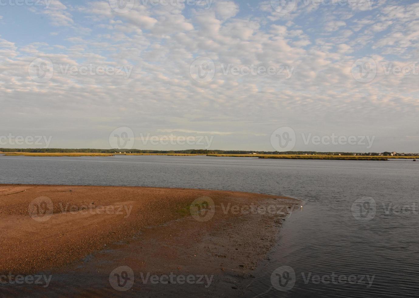 Scenic Coastal Views at Low Tide in Duxbury photo