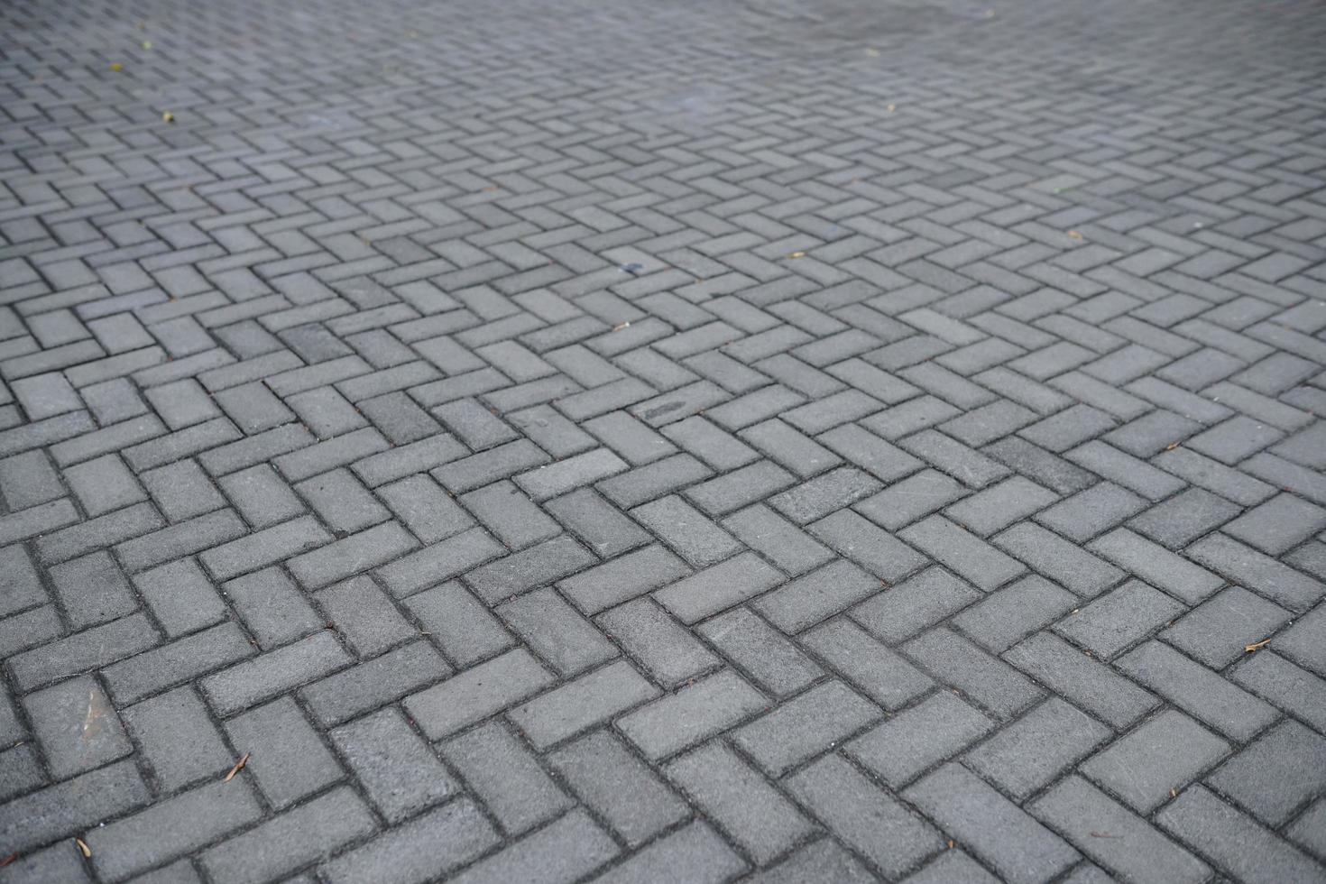 paving pattern background on the street photo