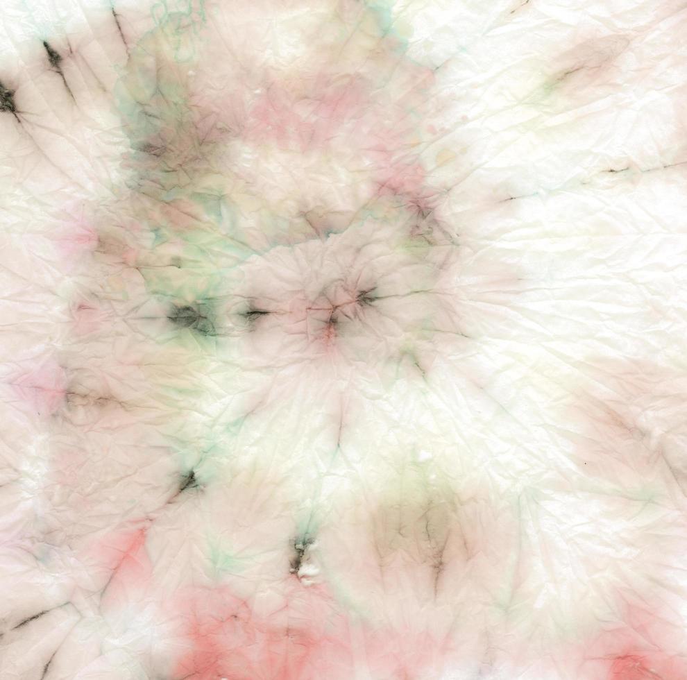 Green Psychedelic Kaleidoscope. Tiedye Swirl photo