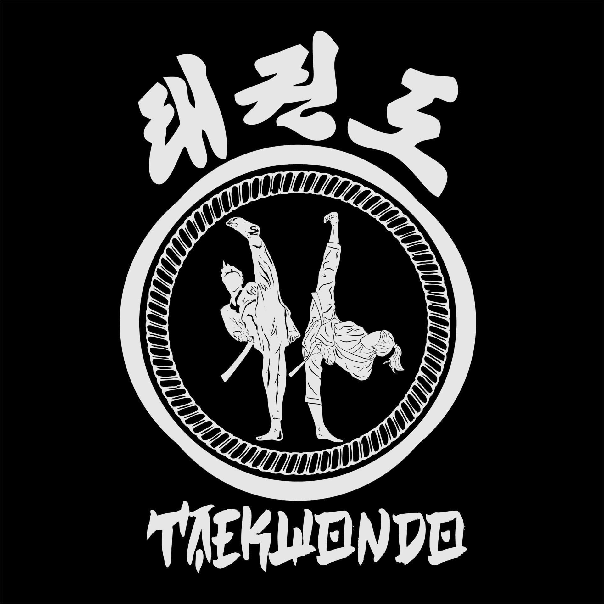 taekwondo logo vector 12786458 Vector Art at Vecteezy