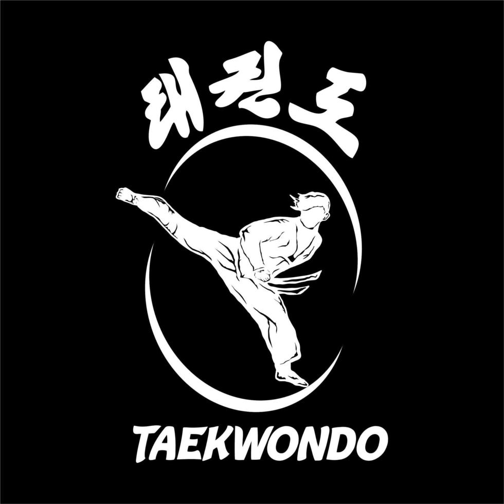 taekwondo logo vector