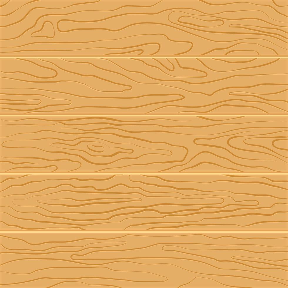 Five wooden boards in flat design vector