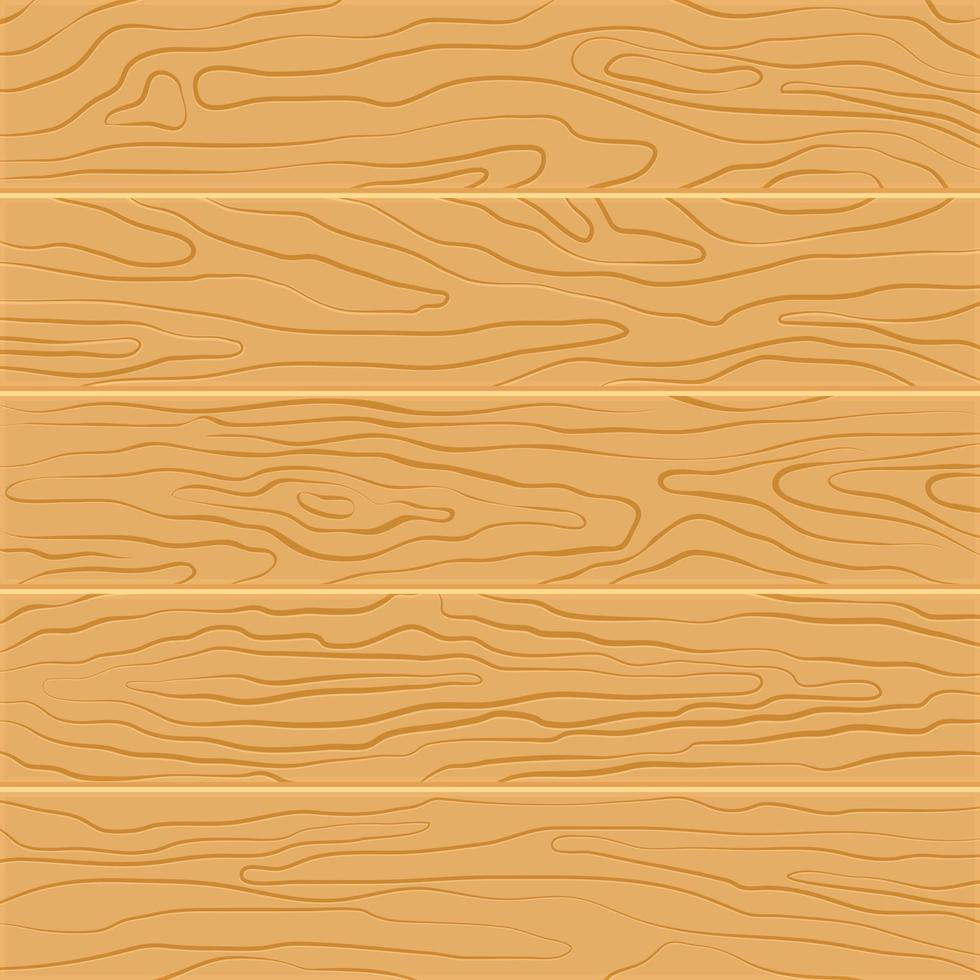 Five wooden boards in flat design vector