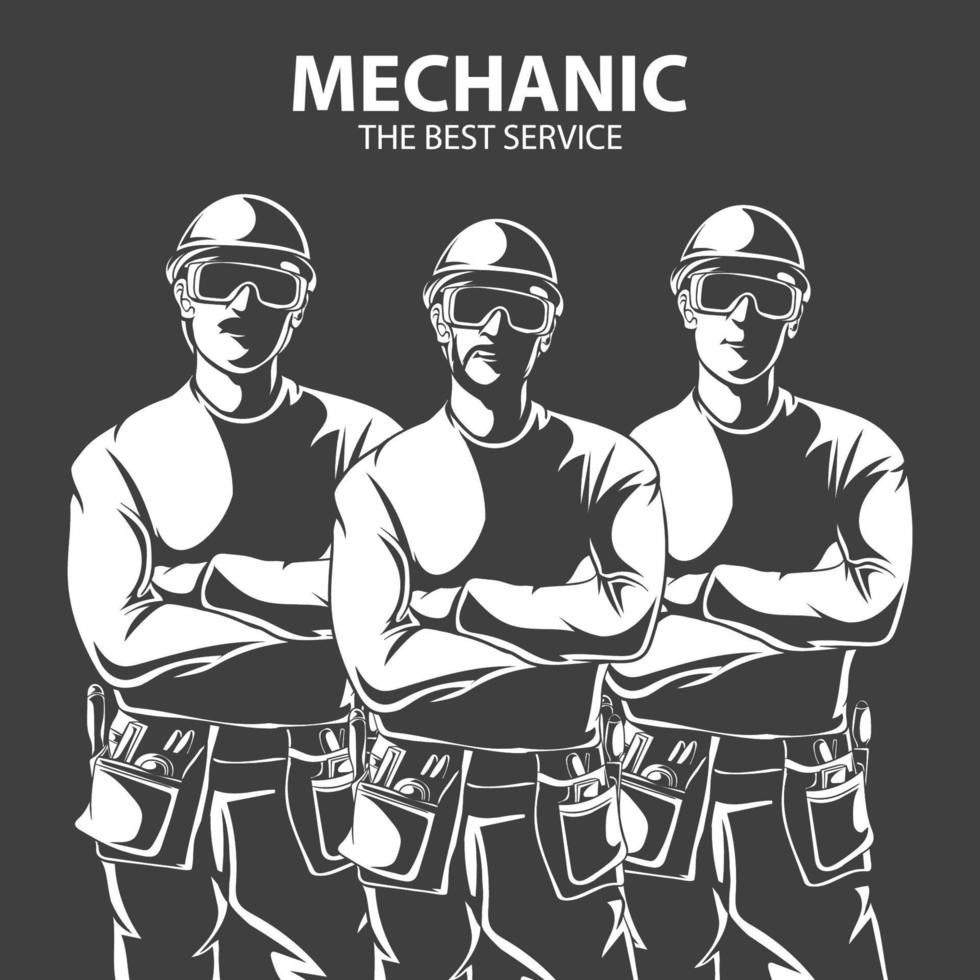 mechanic vector illustration