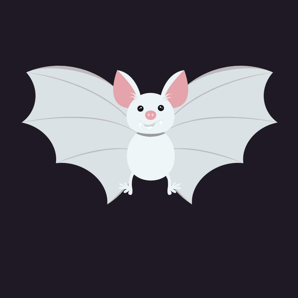 Cartoon goofy bat vector illustration graphic