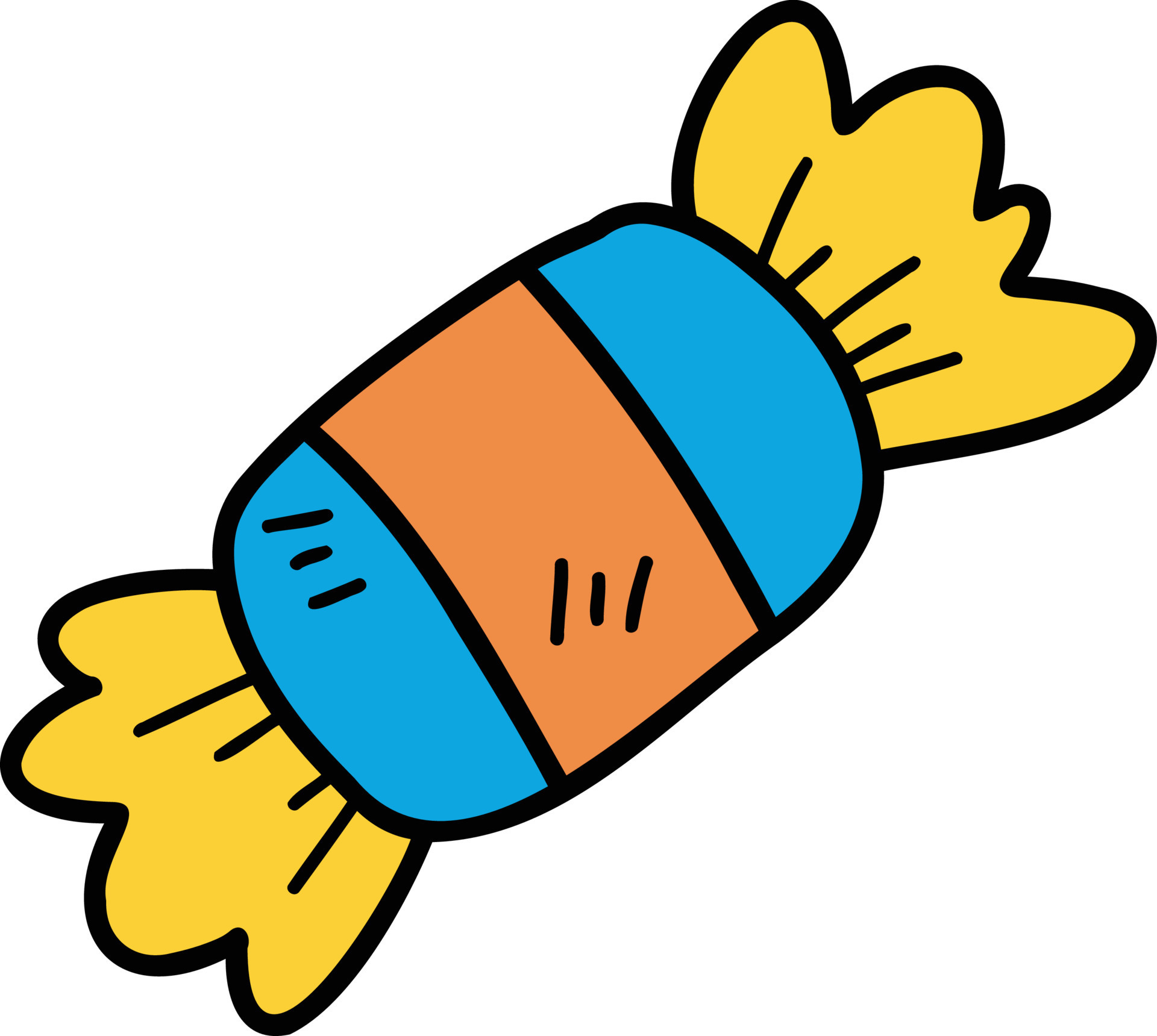 Ilustraci N De Dulces Dibujados A Mano 12787497 Vector En Vecteezy Hand Drawn Candy Illustration Vector