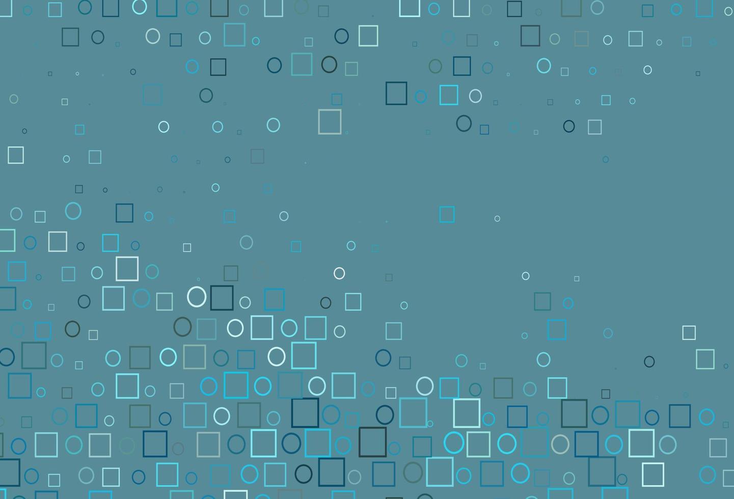 Light BLUE vector layout with circle spots, cubes.