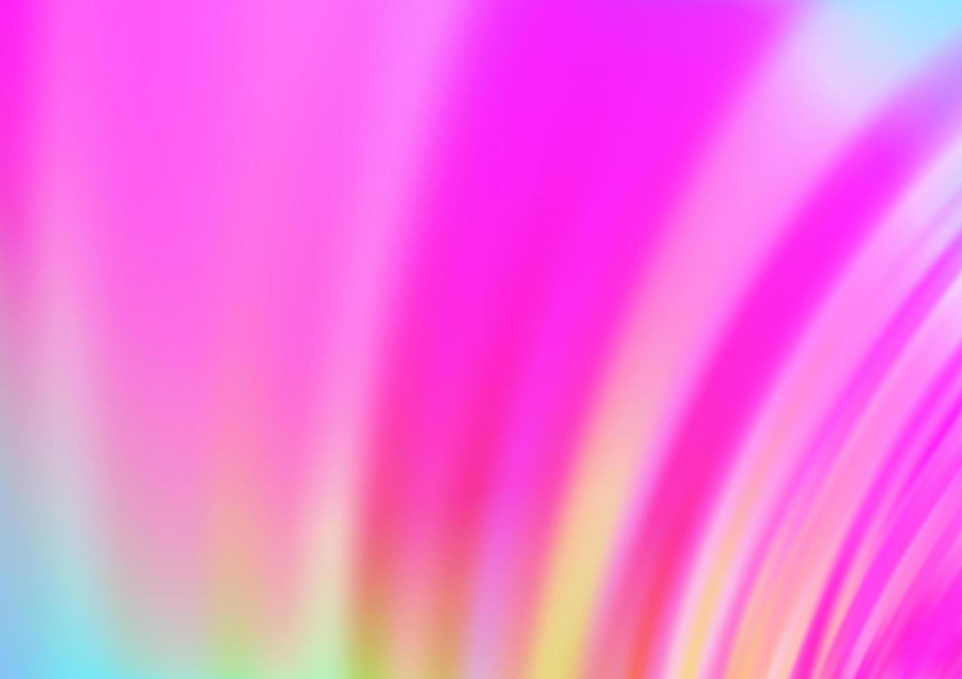 Light Pink vector background with bent ribbons.