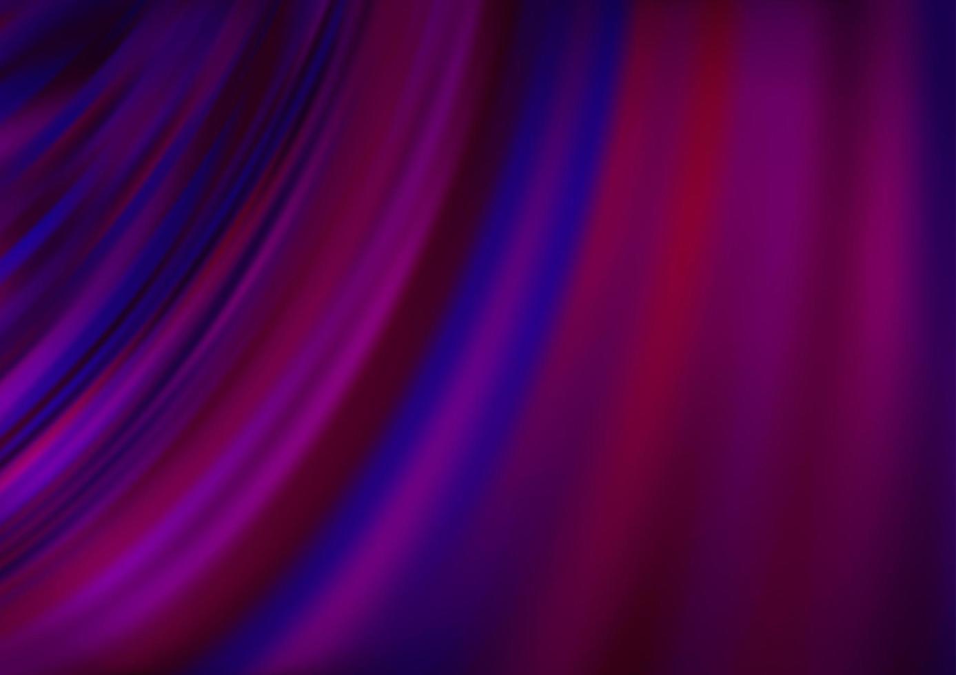 Dark Purple vector pattern with bent ribbons.