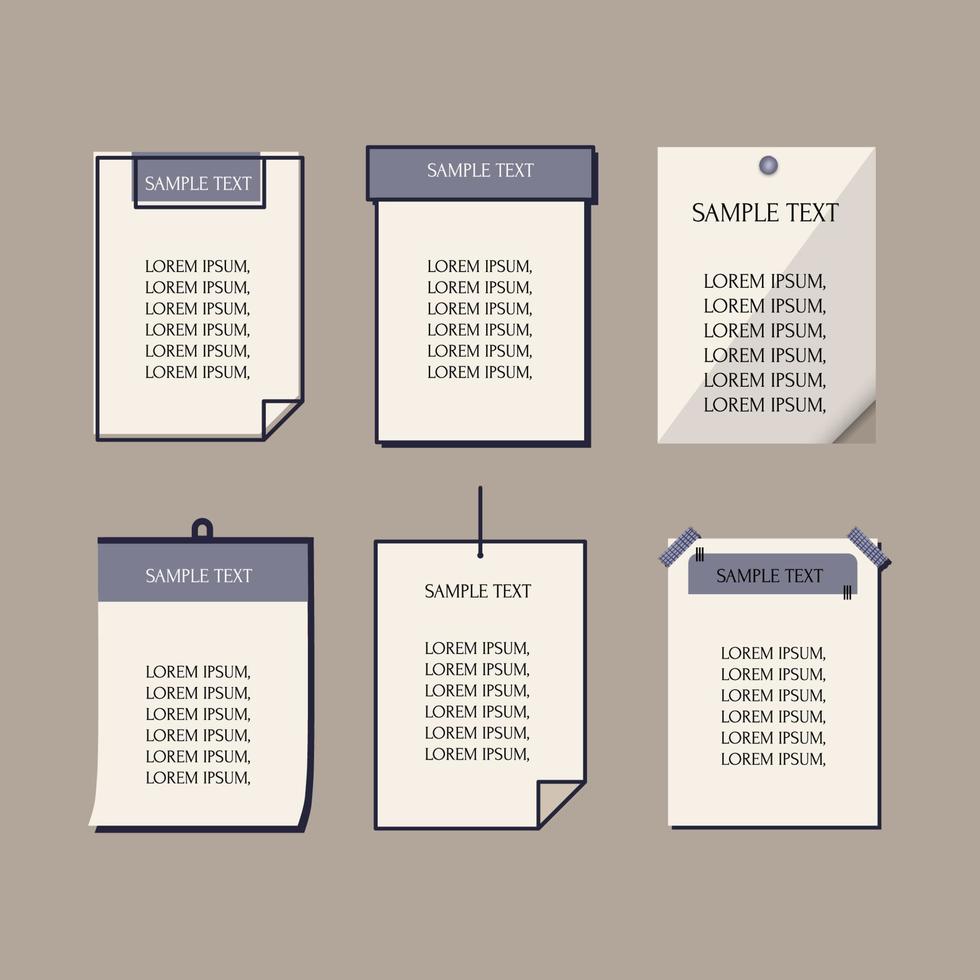 SET OF TEXT BOX FRAME. GRAPHIC ELEMENTS FOR DESIGN vector