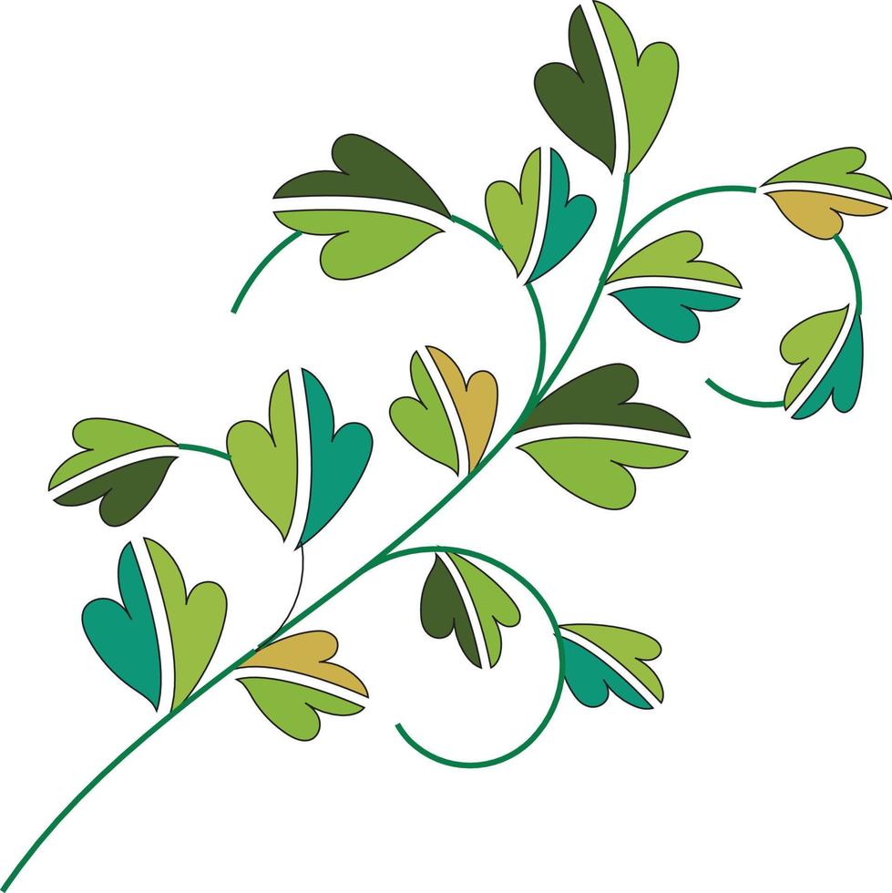 Hand sketched vector vintage leaves, flowers, Wild and free. Perfect for invitations, greeting cards, quotes, blogs, and posters.