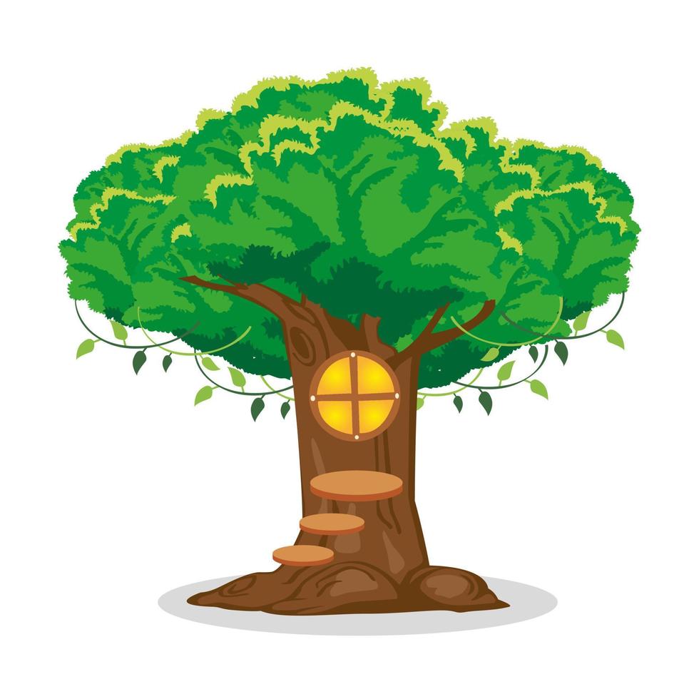 illustration of Treehouse vector