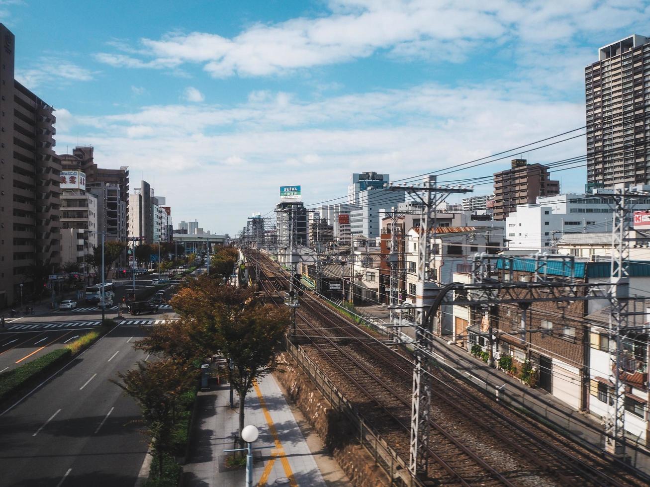 Osaka, Japan, December 6, 2019 Beautiful city in japan photo