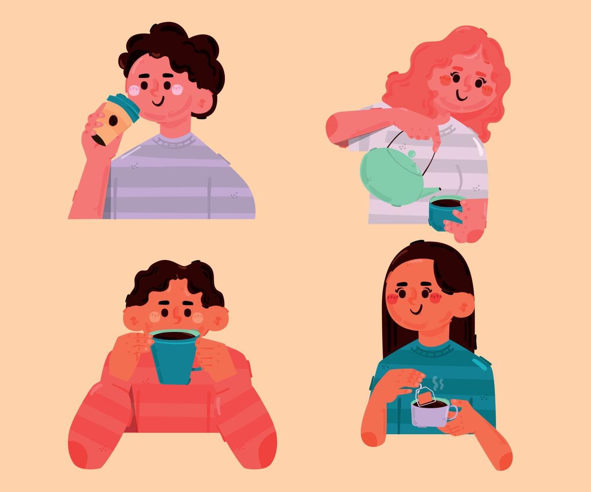 Coffee Tea Collection vector