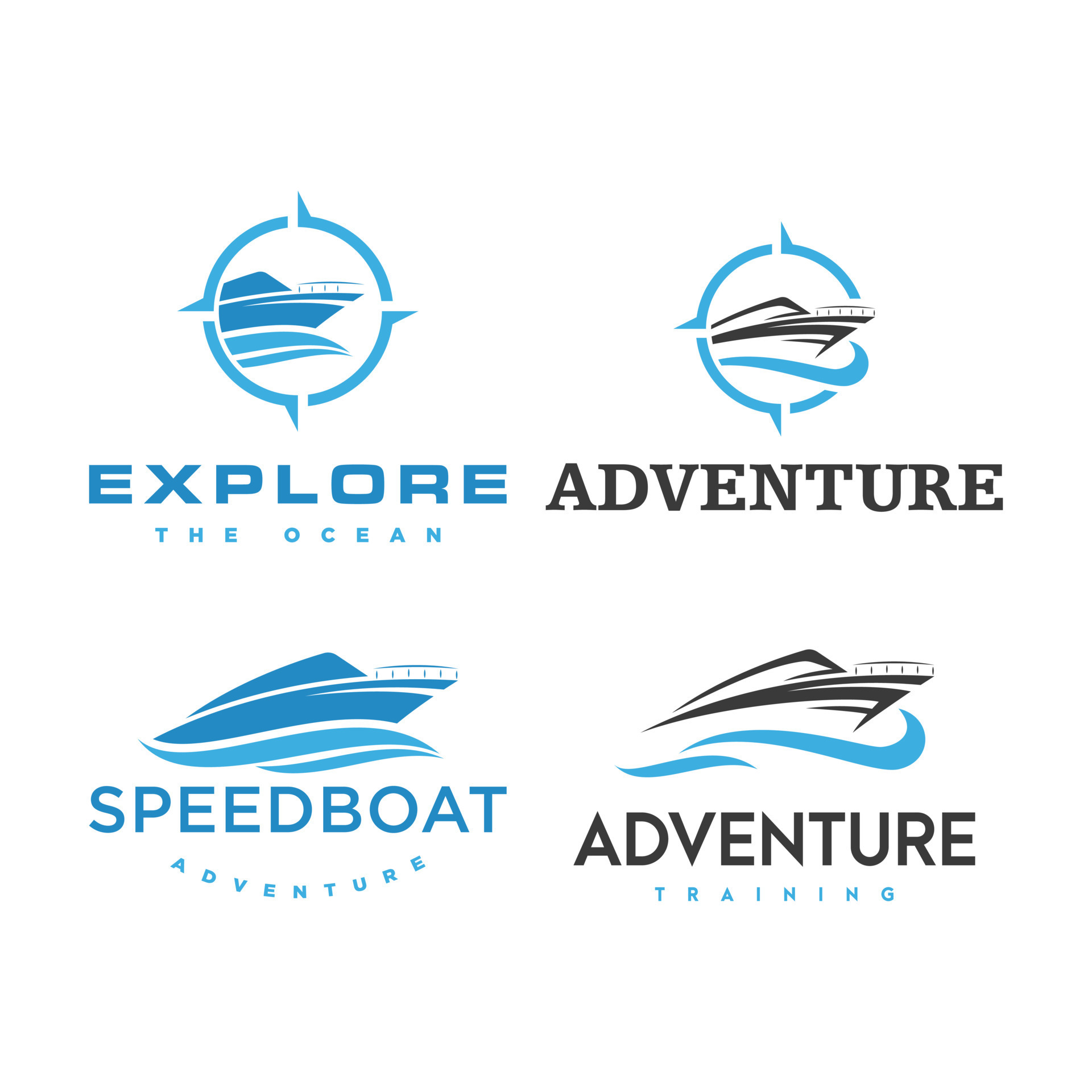 boat and sea logo icon and vector 12789370 Vector Art at Vecteezy