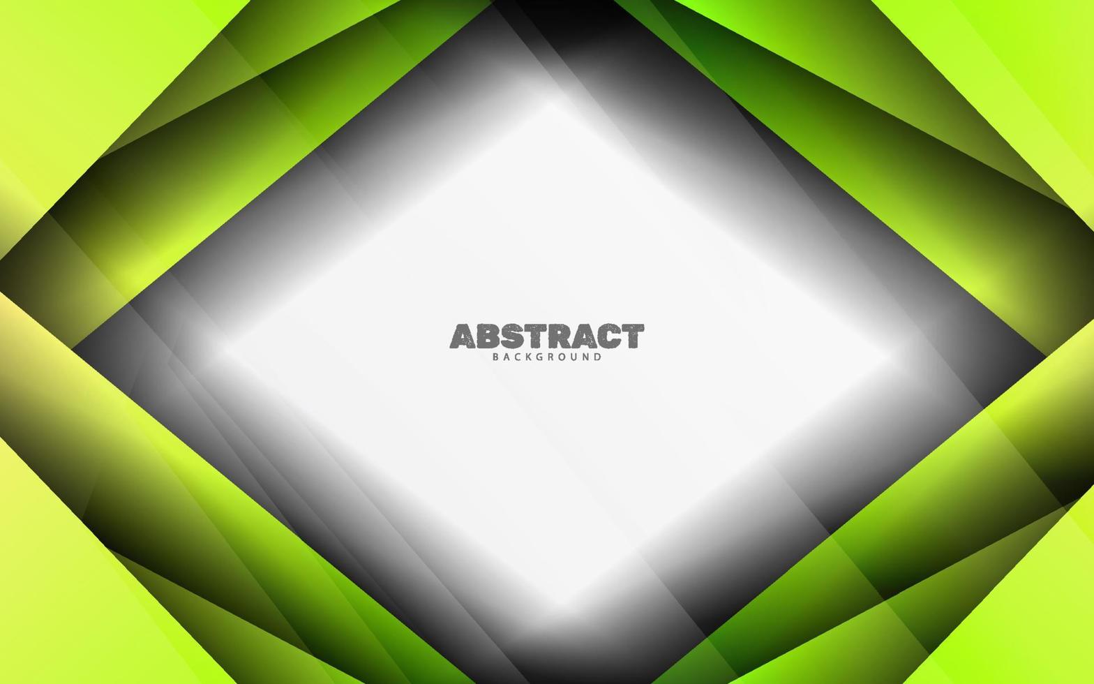 Abstract green and white color background vector