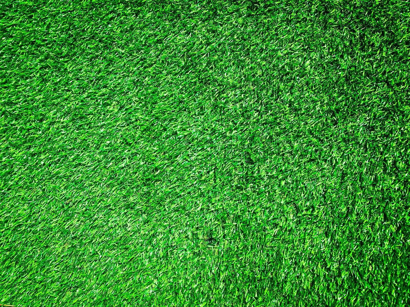 Artificial green lawn backyard for background. Texture for design photo