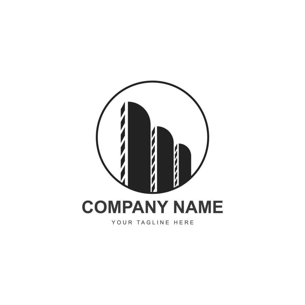 Logo Simple Design For Company vector