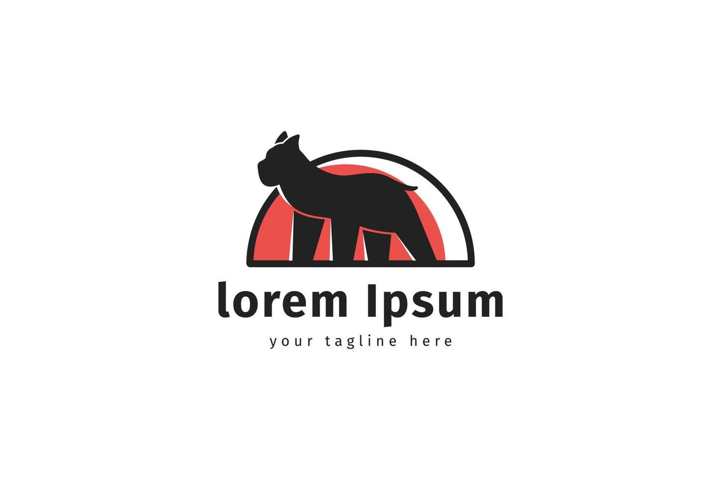 Logo Simple Design For Company vector