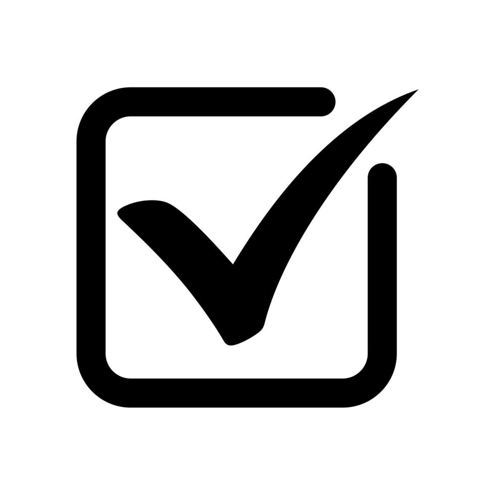 Checkbox flat Icon vector