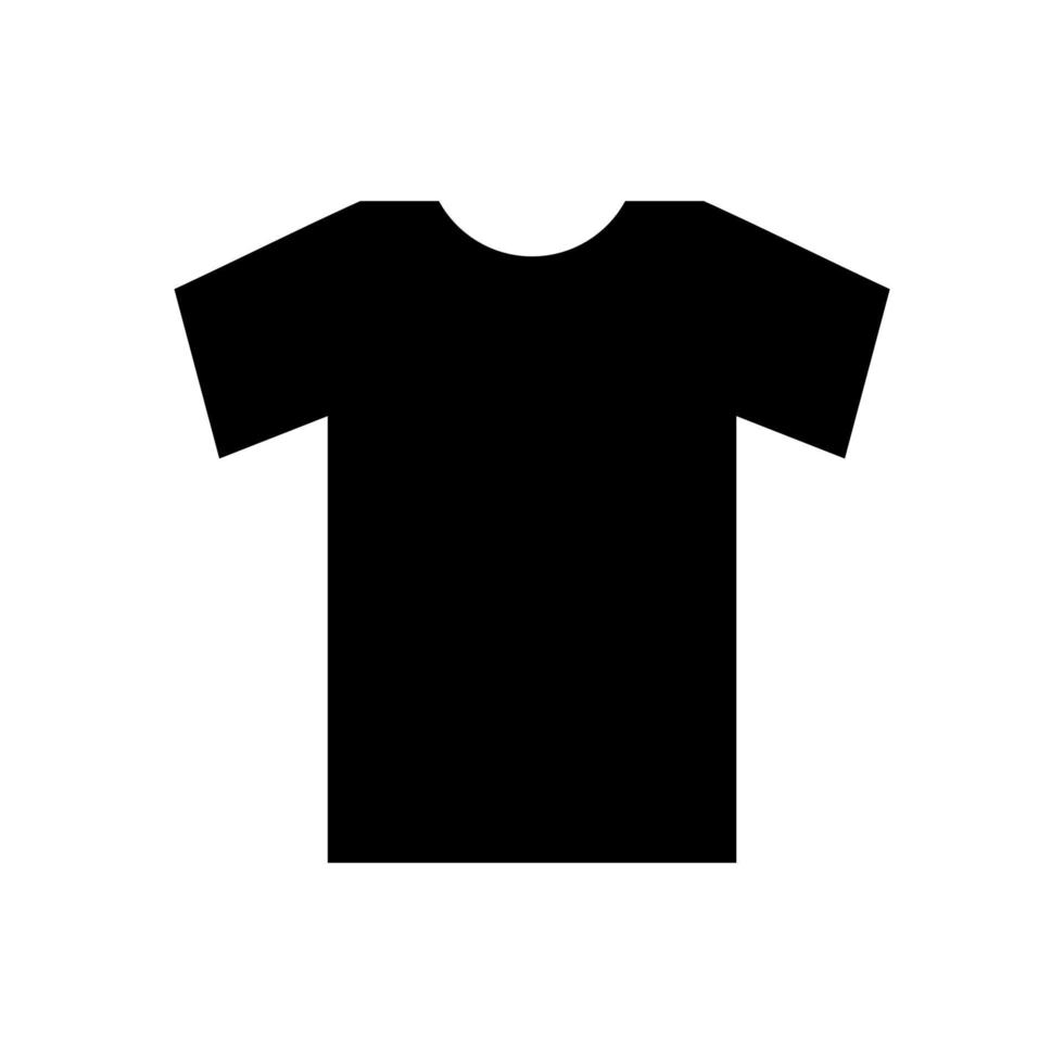 icono de vector de camiseta