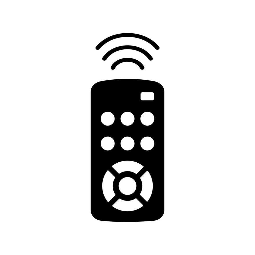 tv remote flat icon vector