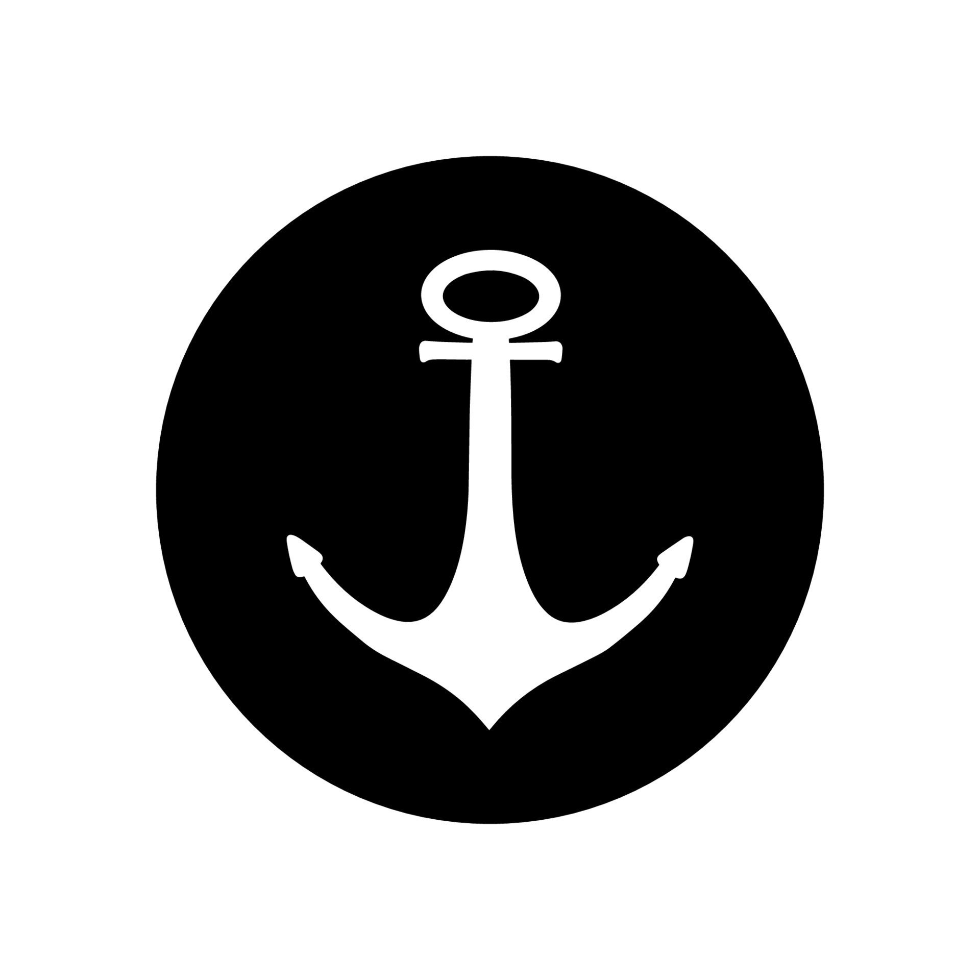 Anchor Black and White icon Illustration 12791267 Vector Art at Vecteezy