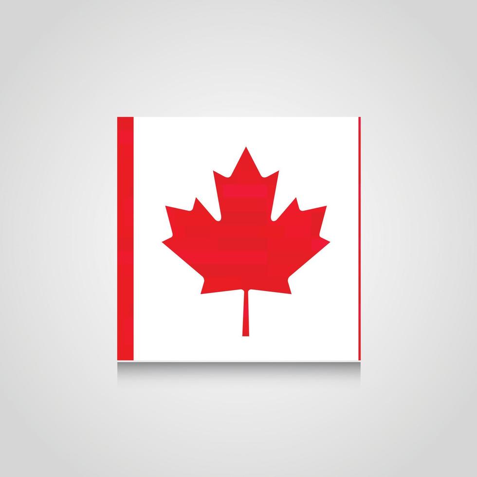 Canada flag vector design illustration