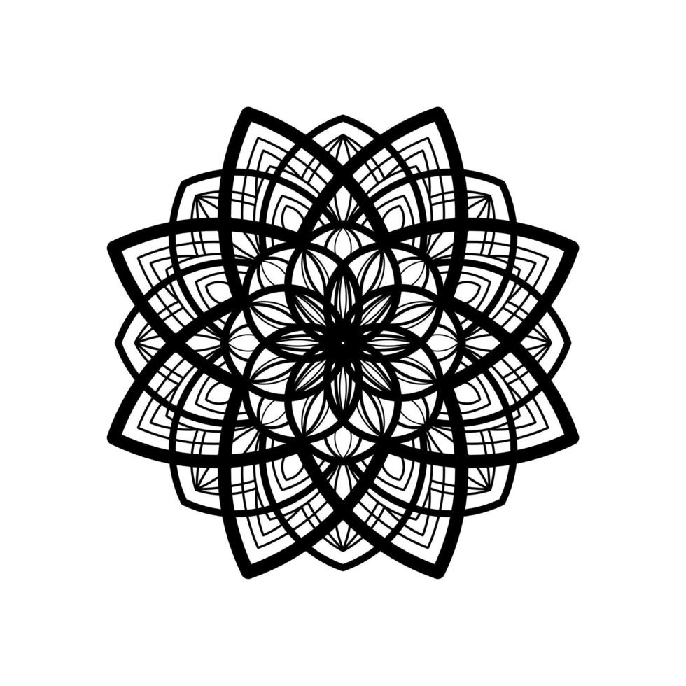 Ornamental round mandala pattern.Round backgrounds for the greeting cards, invitation, tattoo template, business style, cards or else. Vector illustration