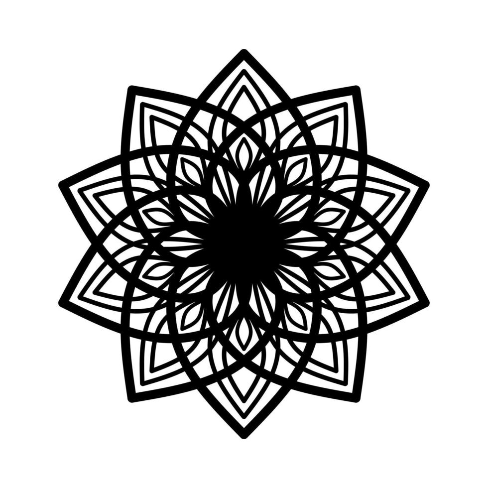 Ornamental round mandala pattern.Round backgrounds for the greeting cards, invitation, tattoo template, business style, cards or else. Vector illustration