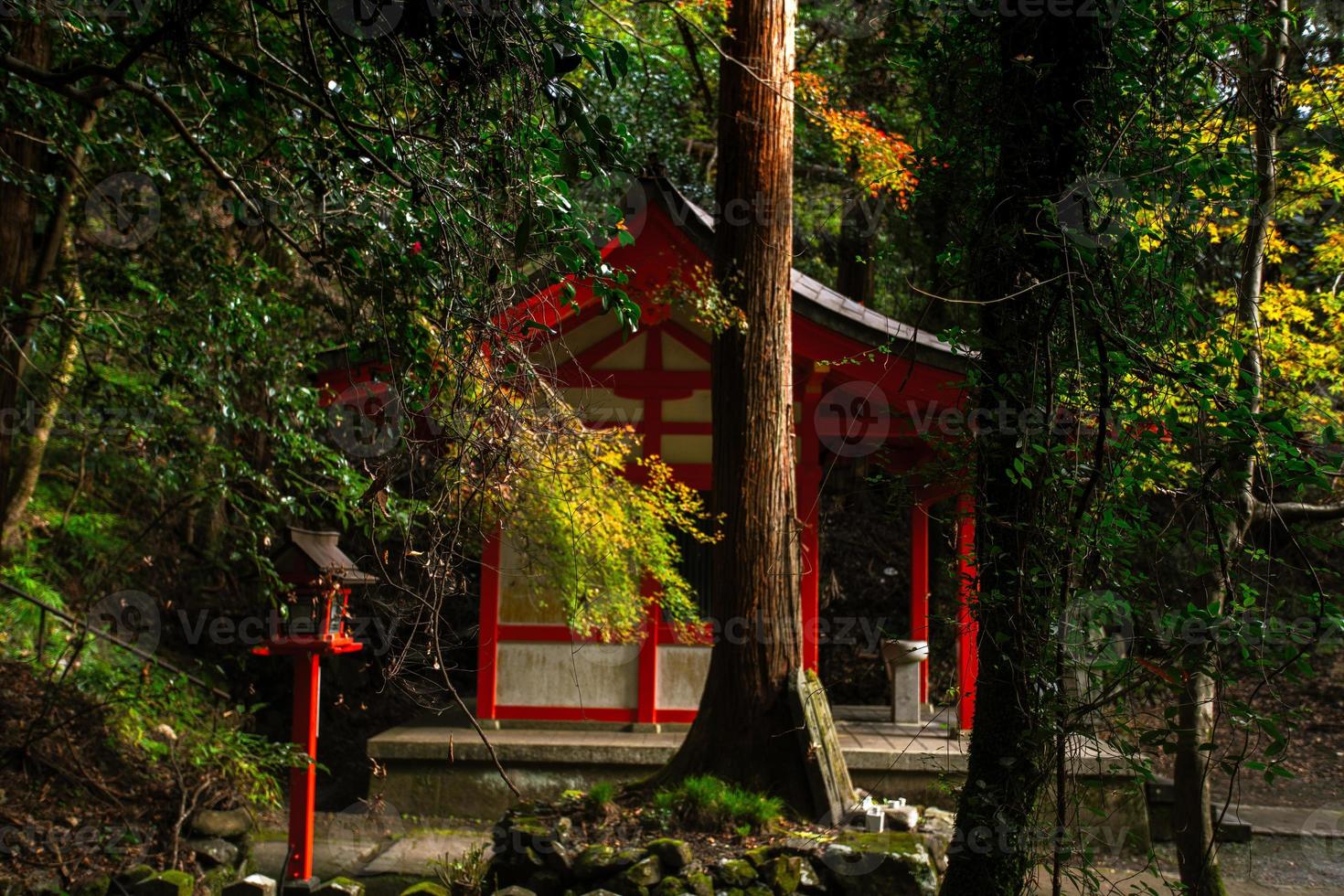 Kurama-dera, a temple situated at the base of Mount Kurama in the far north of Kyoto Prefecture, Kansai, Japan photo