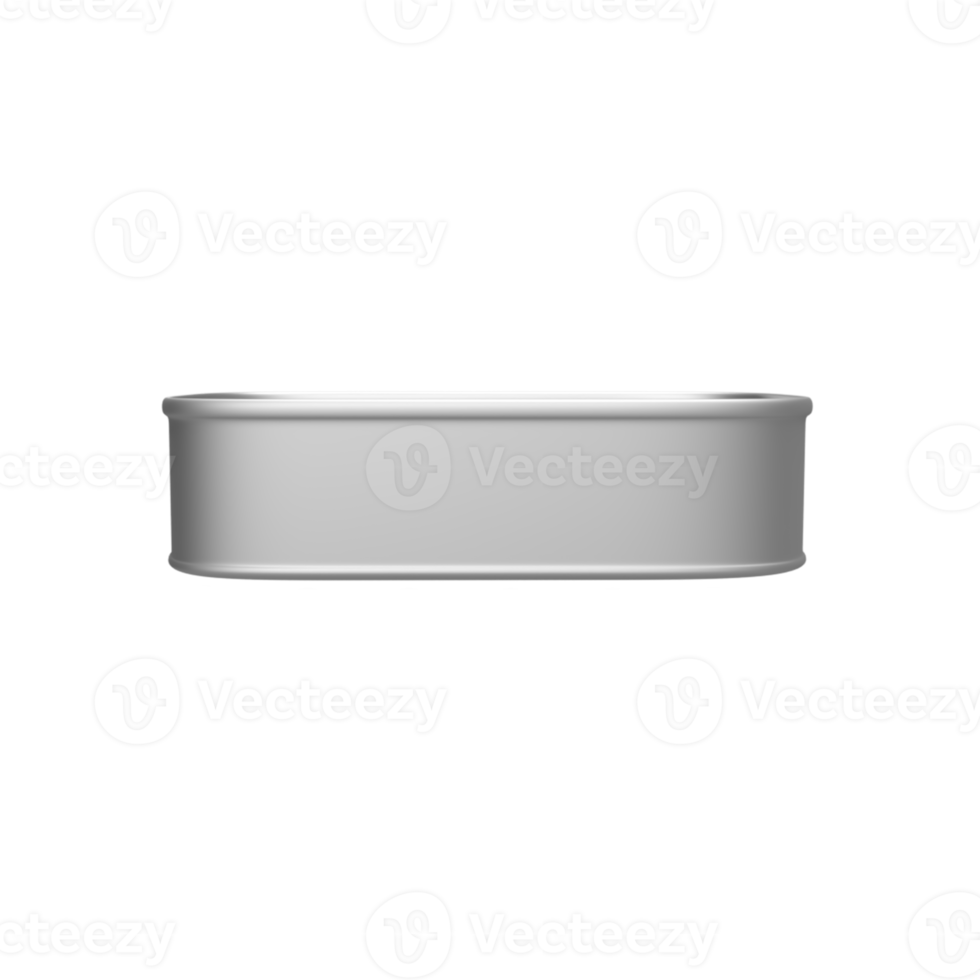 Blank Can for product mockup. 3D Render illustration png