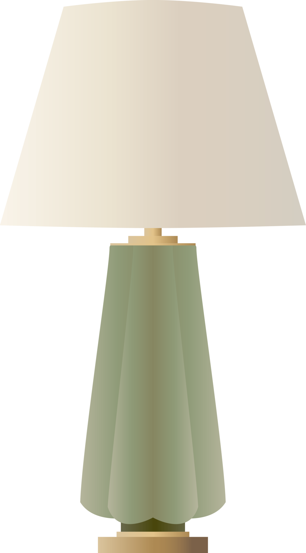 green classic table lamp illustration 12794910 PNG