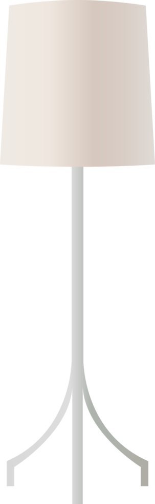 simple long stand classic table lamp png