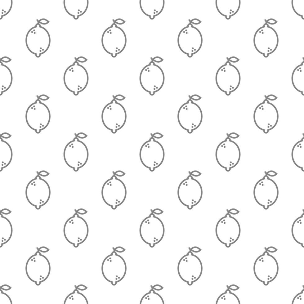 Lemon seamless pattern background . vector