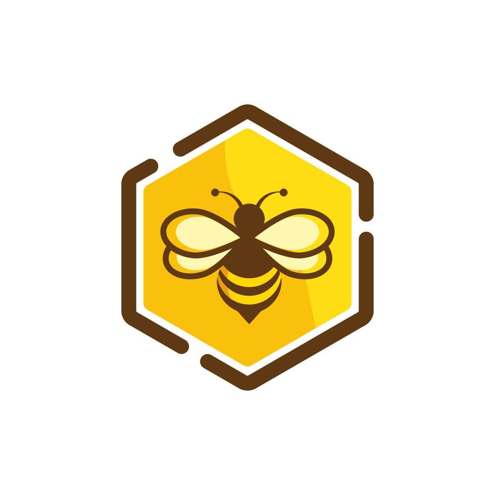 diseño de icono de vector de elemento de abeja