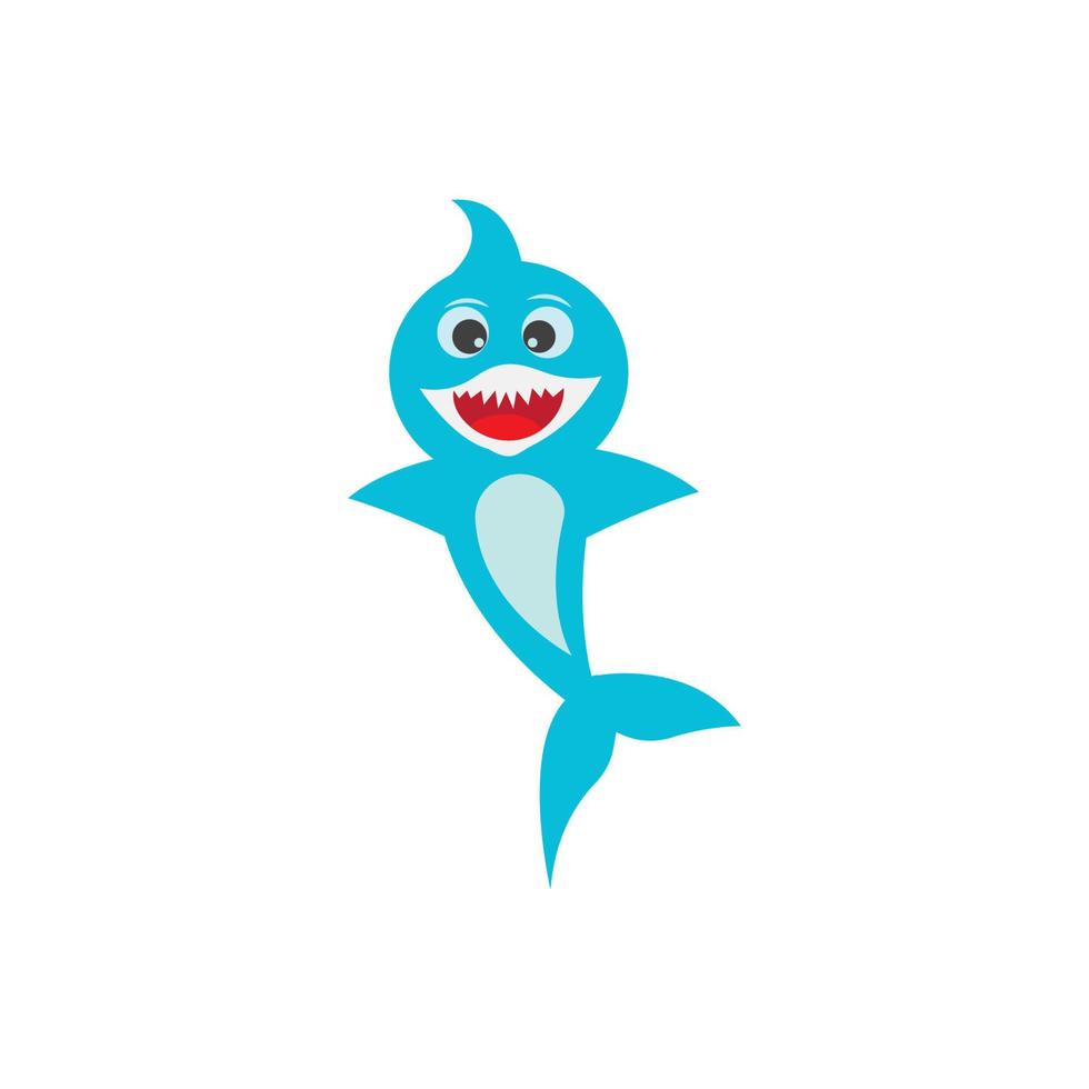 Shark illustration icon designTemplate vector