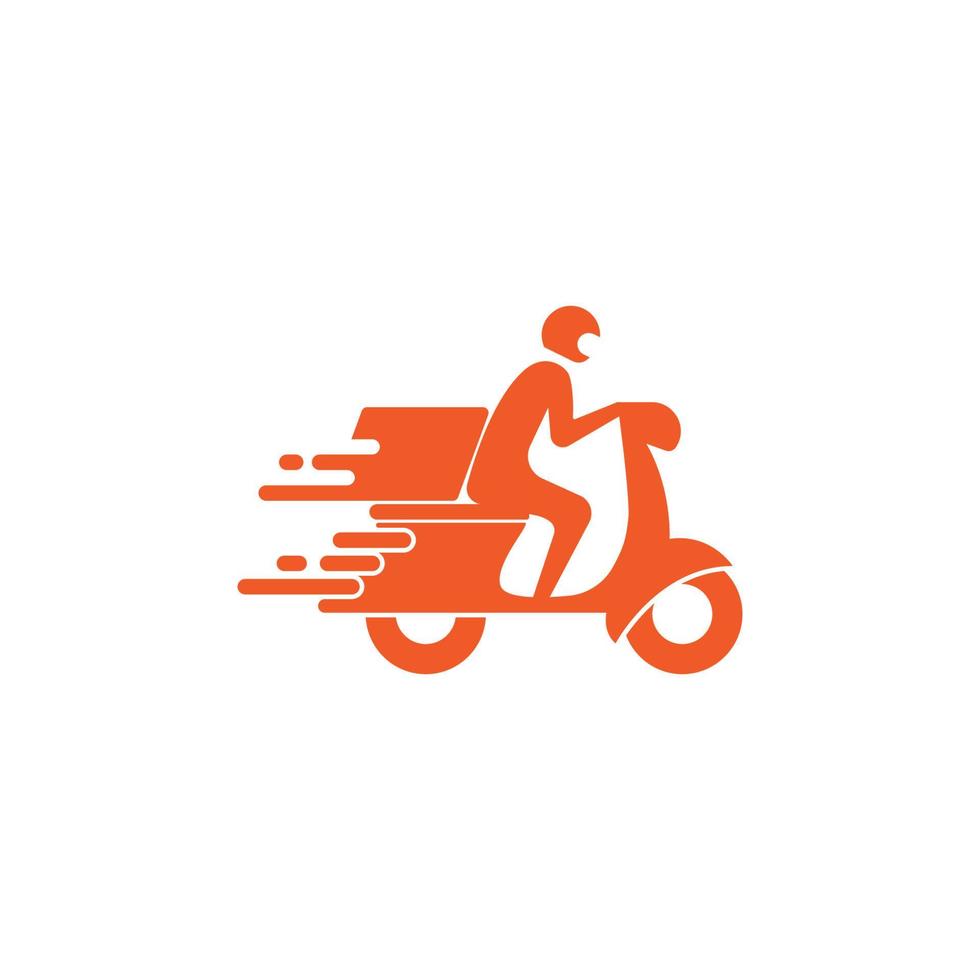 Fast shipping delivery truck vector