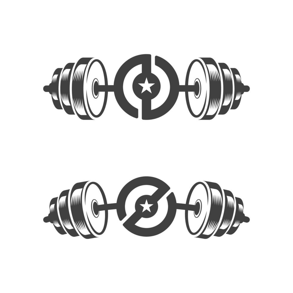 Fitness Logo Design vector illustrationicon