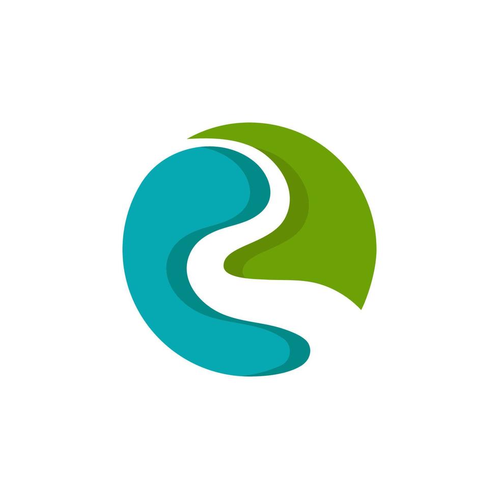 river icon vector illustration design