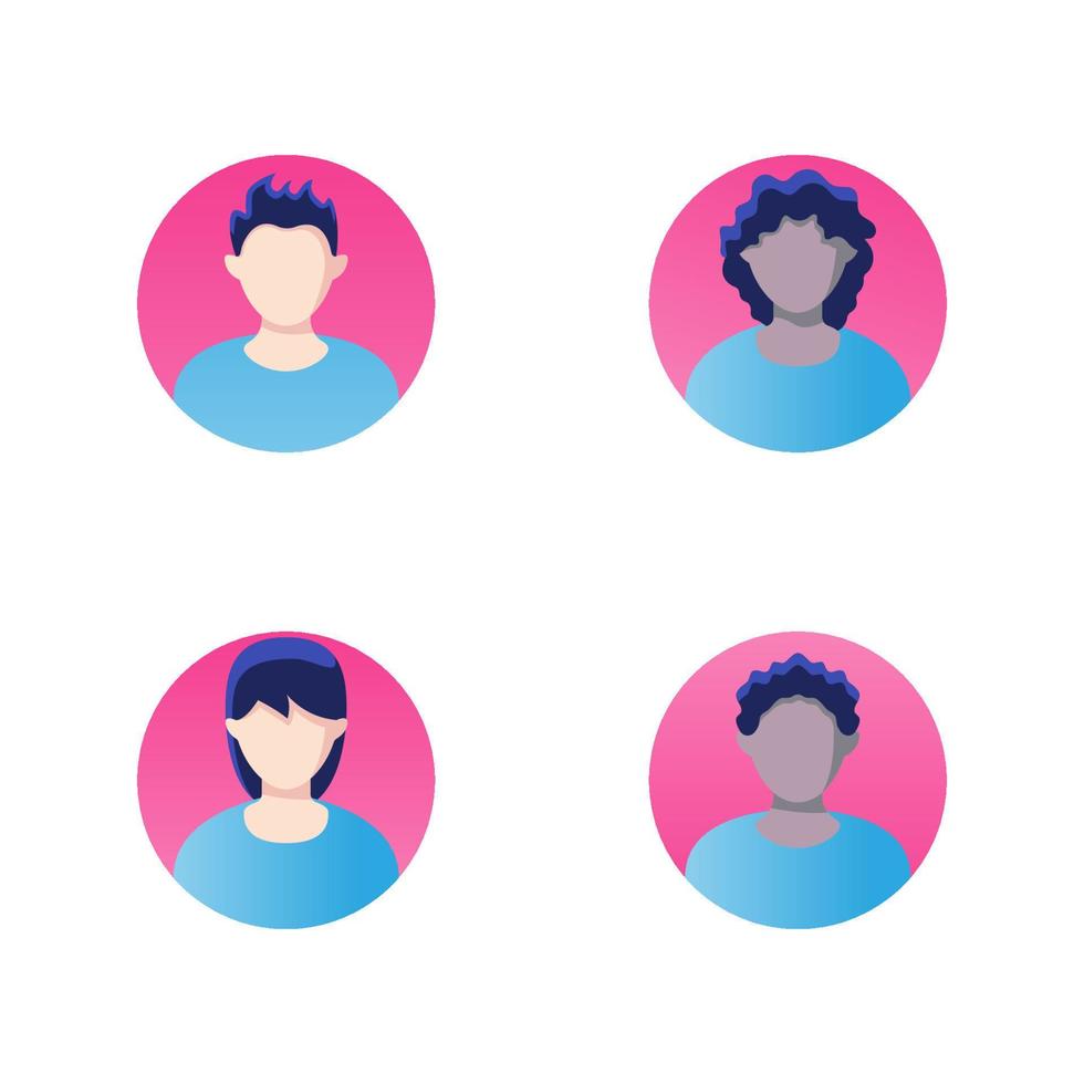 Avatar Vector icon design illustration