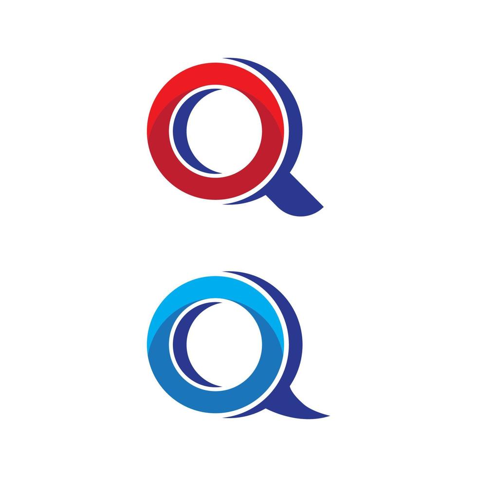 Q Letter icon vector