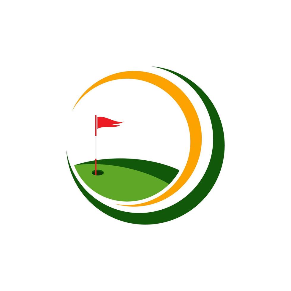 Golf Logo Template vector illustration