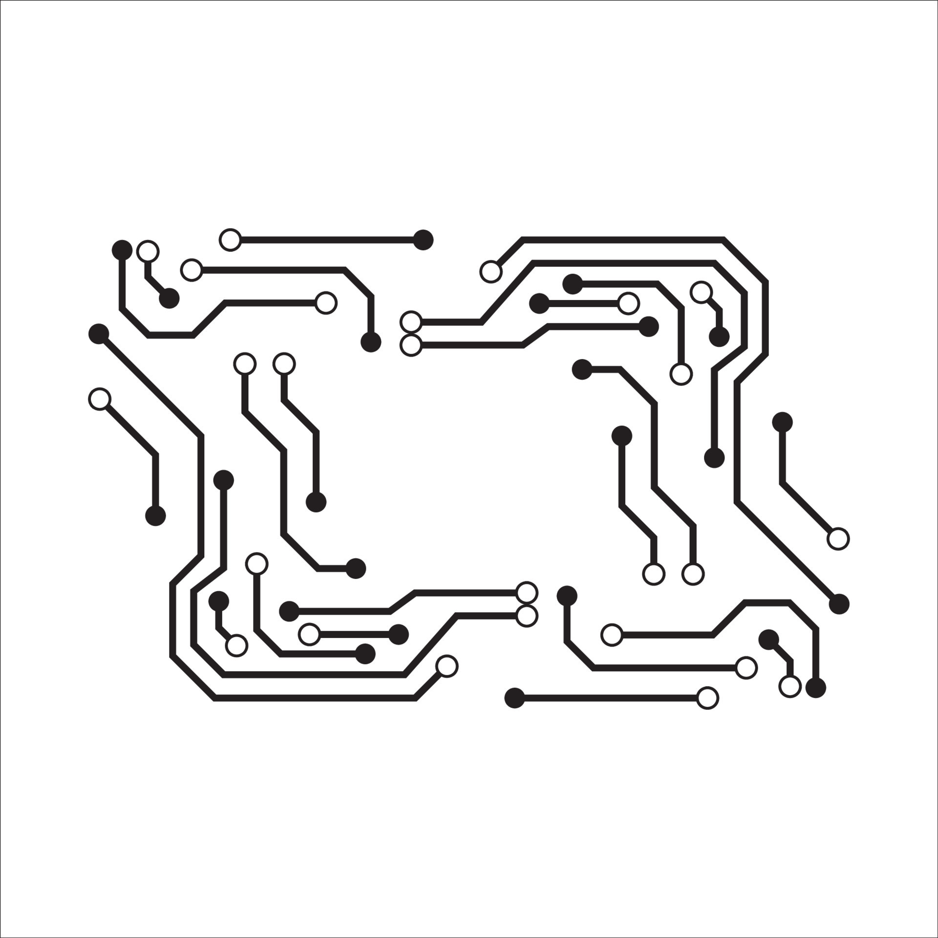 Computer vector background with circuit 12796226 Vector Art at Vecteezy