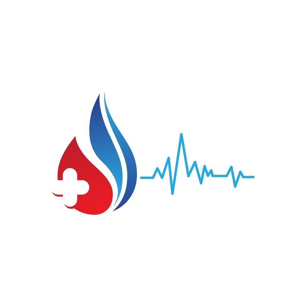 Blood Donor icon template vector