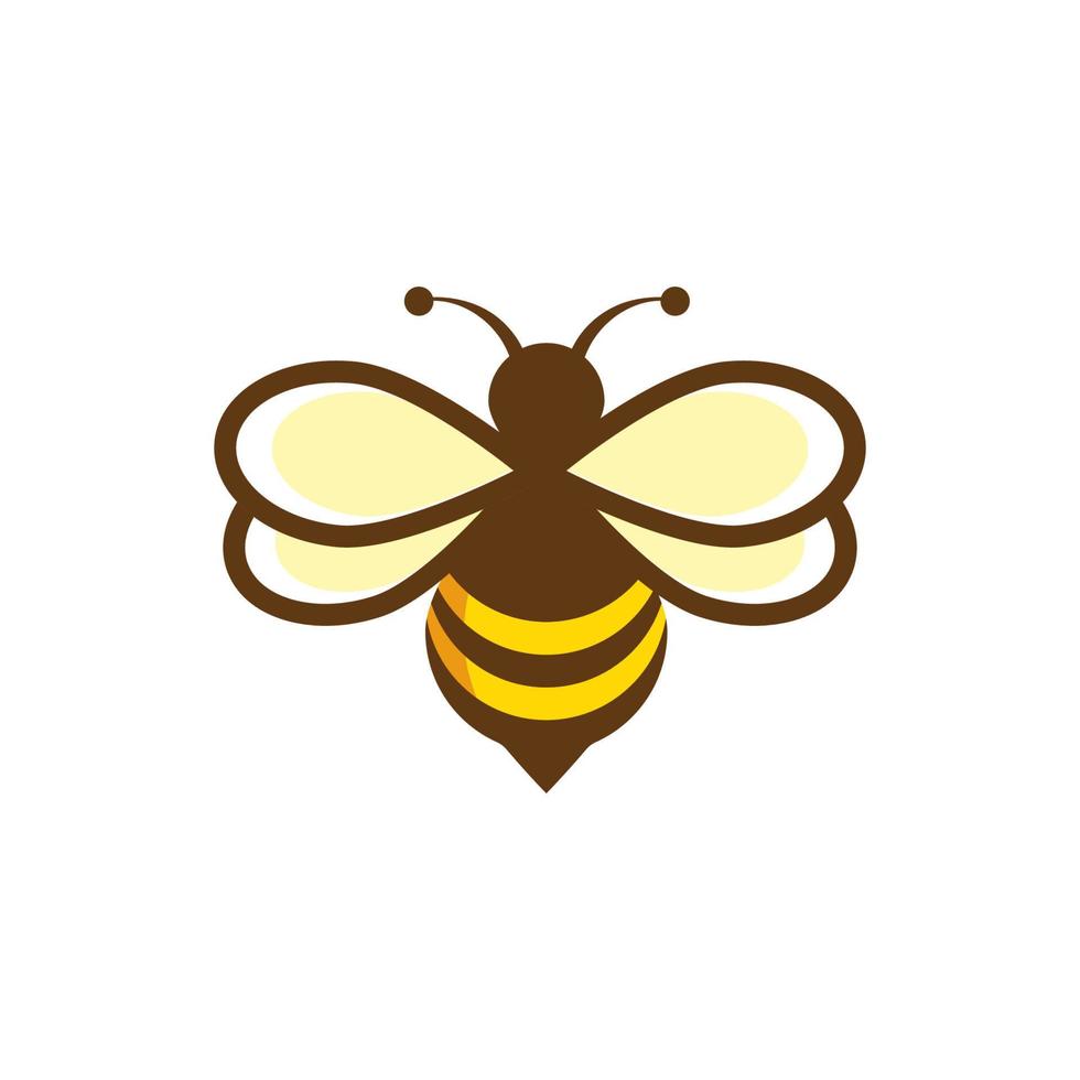 diseño de icono de vector de elemento de abeja