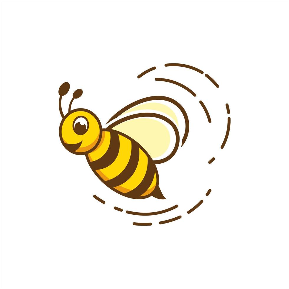 diseño de icono de vector de elemento de abeja