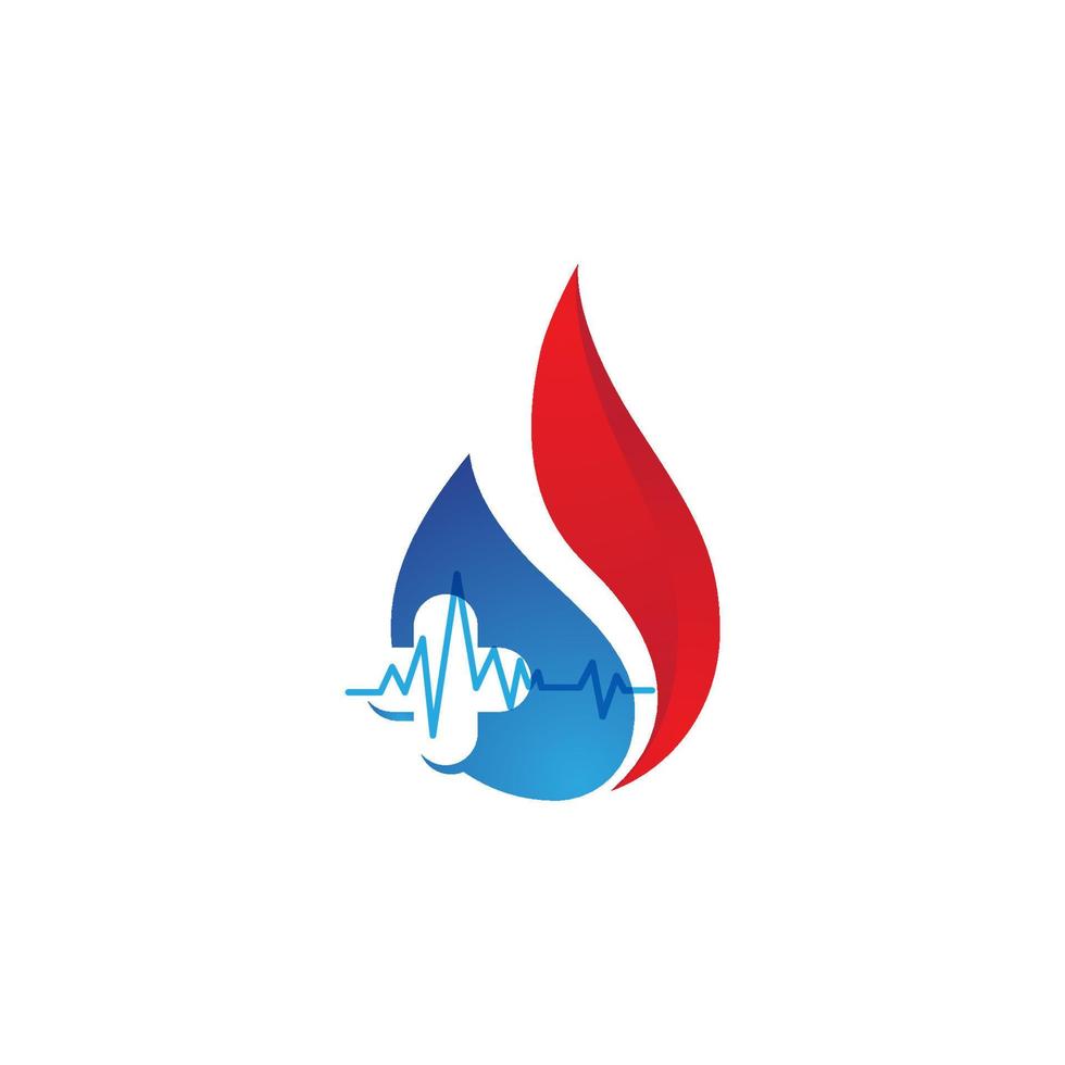 Blood Donor icon template vector