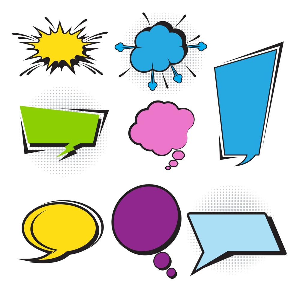 Comic Book  Design Element Vector